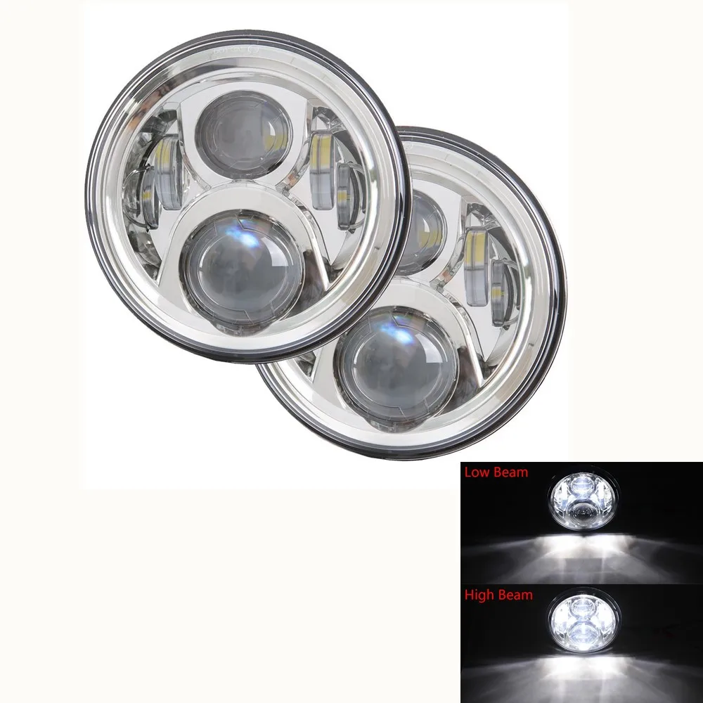 No Halo 2pcs Marloo для Jeep светодиодный фонарь 120 Вт 7 дюймов светодиодный фары Hi/Lo Луч Ангел глаз DRL Янтарный сигнал поворота для Wrangler JK Hummer лампа - Цвет: No Halo 2pcs