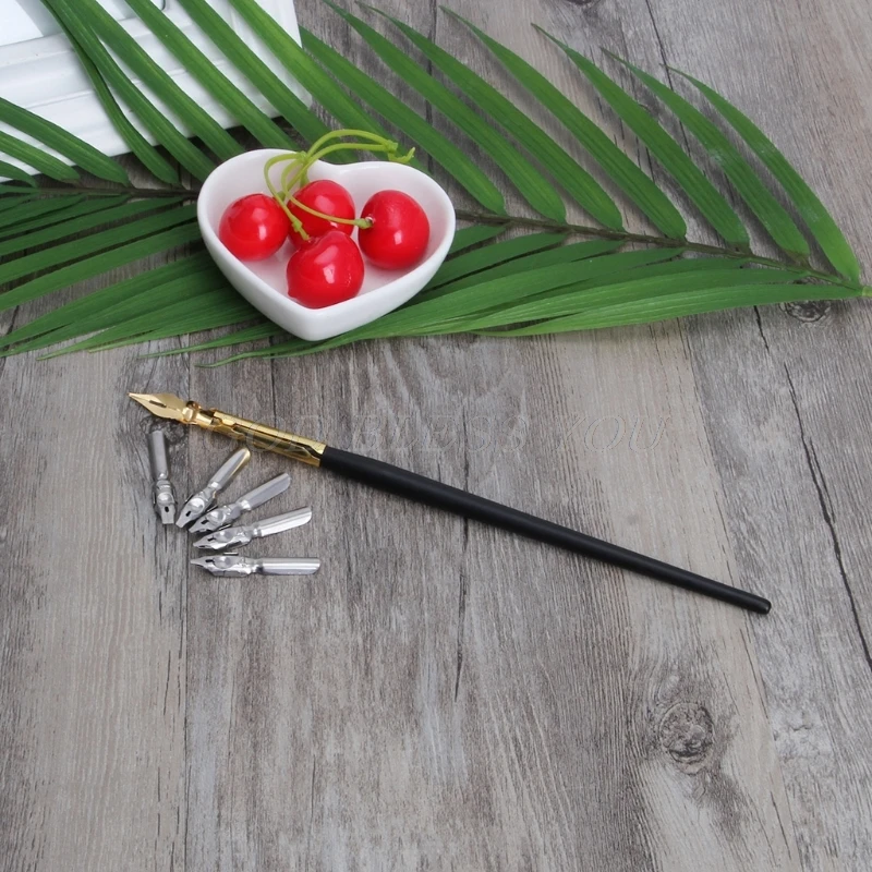 Авторучка для каллиграфического рисунка чернильный наконечник набор авторучка