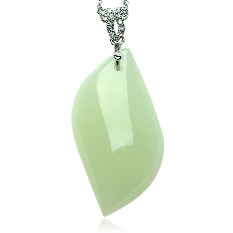 Подлинная женская подвеска Tian Yu Liu ye с серебряной инкрустацией ювелирное изделие