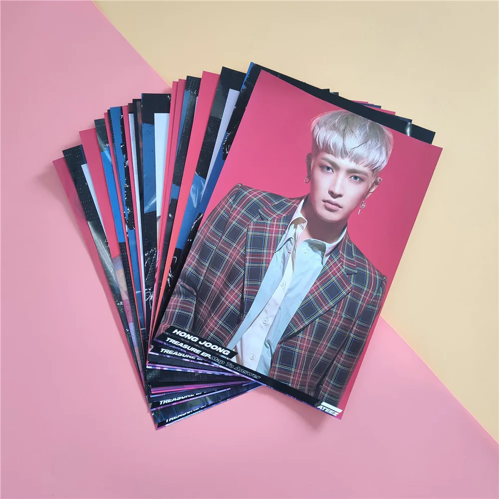 2 шт./компл. наклейка для постеров Kpop atoez новый альбом TREASURE EP.MAP ответа на постер