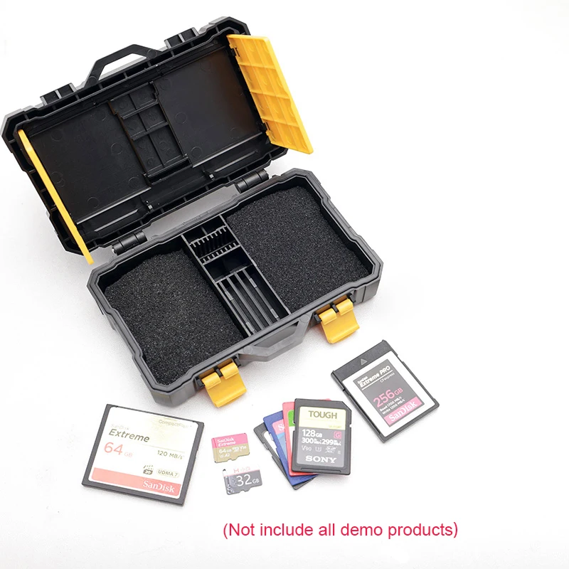 Защитный футляр для хранения аккумуляторов карт памяти SD TF камер DSLR Vlogger Canon LP-E6 Sony