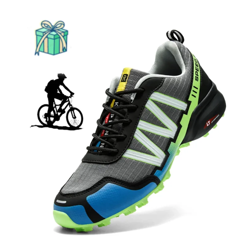 

Кроссовки мужские из ткани Оксфорд, водонепроницаемая обувь для горных велосипедов, велоспорта, прогулок на открытом воздухе, зима