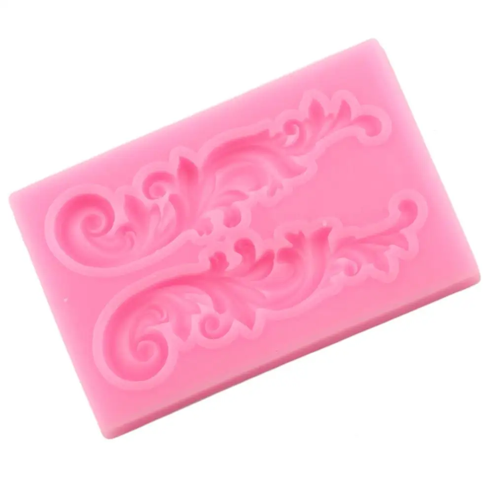 Рельефная силиконовая форма в стиле барокко для мастики инструменты украшения