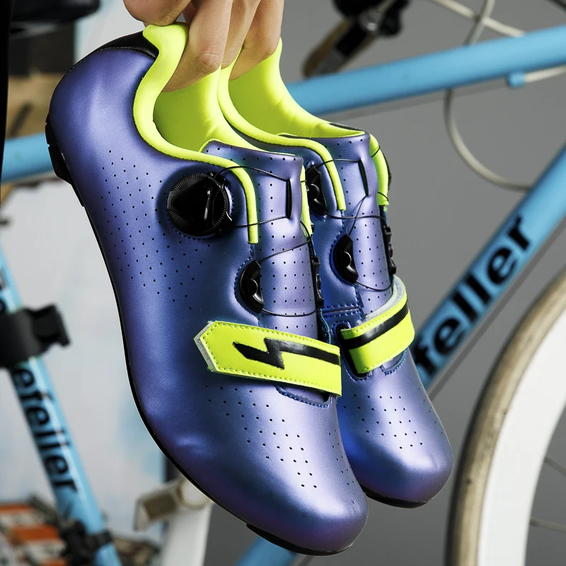 

Colorful Road Mountain Cycling Shoes MTB Sneaker Man Ultralight Bicycle Shoes Men Women SPD Racing Cycling Sneakers 2020 Newest