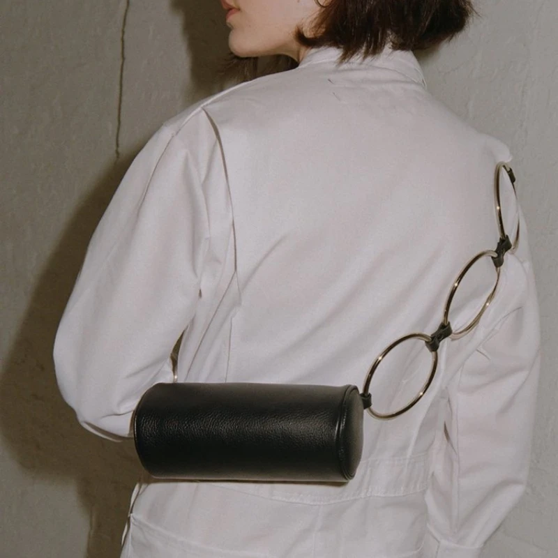 Роскошная дизайнерская женская сумка-мессенджер на цепочке однотонные дамские