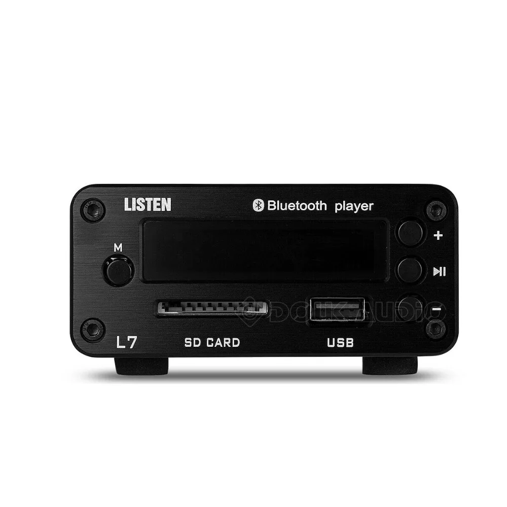 Nobsound HiFi Bluetooth 5,0 приемник DAC стерео аудио предусилитель USB музыкальный плеер fm-радио усилитель для наушников поддерживает u-диск SD