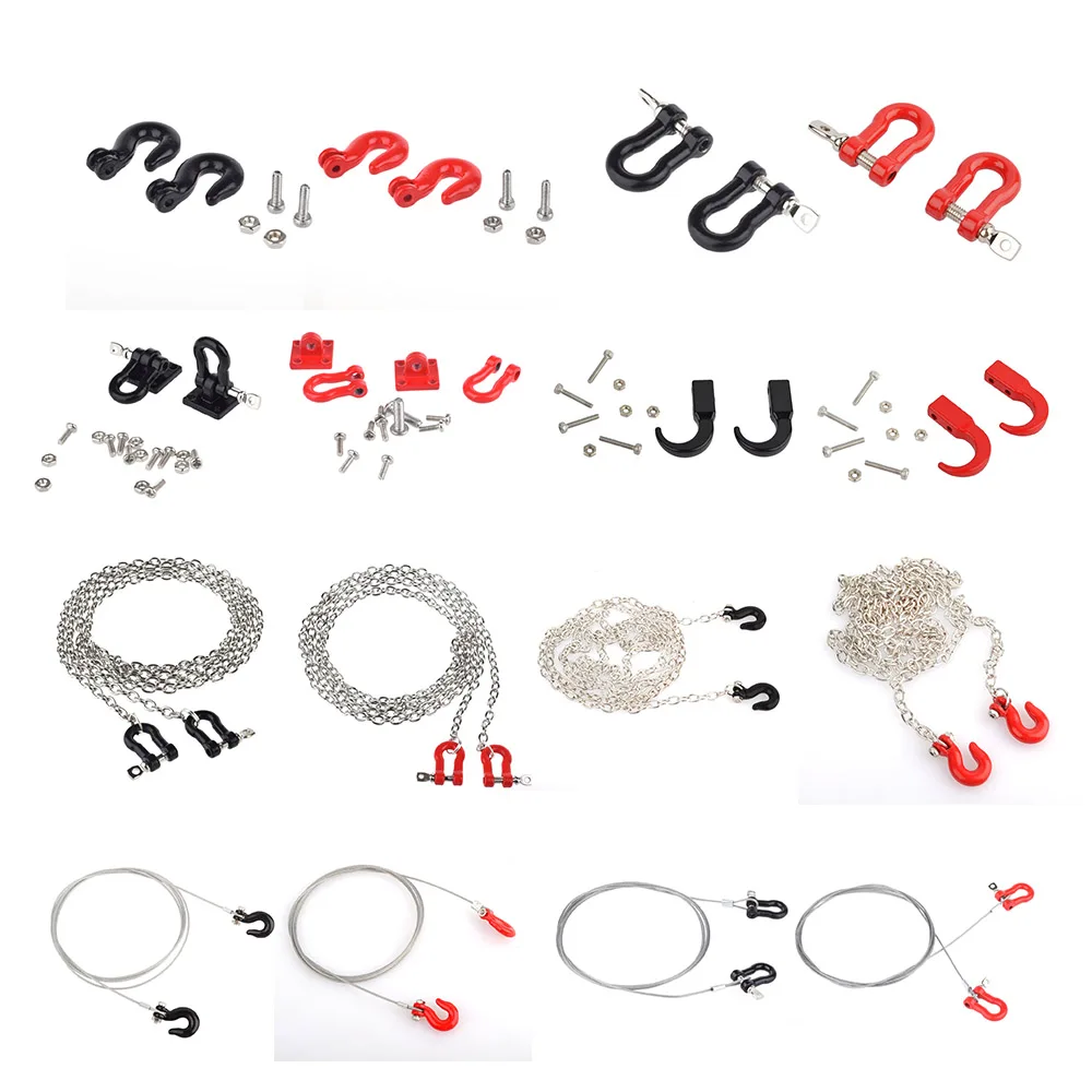 1/10 крюк для прицепа цепь буксировочный Скоба крепления цепи осевая призрак SCX10