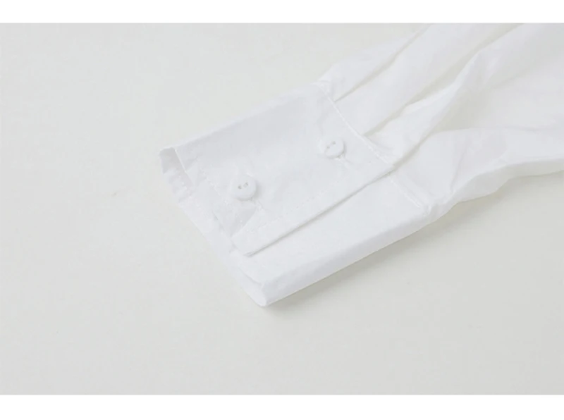 

[EAM] Women Black White Back Big Size Blouse New Lapel Long Sleeve Loose Fit Shirt Fashion Tide Spring Autumn 2021 1DD2096