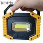 Светодиодный портативный Точечный светильник с аккумулятором 18650, COB, наружный поисковый светильник, рабочий светильник, лампа для охоты, кемпинга, светодиодный фонасветильник