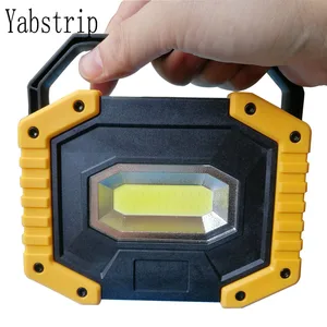 Светодиодный портативный Точечный светильник с аккумулятором 18650, COB, наружный поисковый светильник, рабочий светильник, лампа для охоты, кемпинга, светодиодный фонасветильник