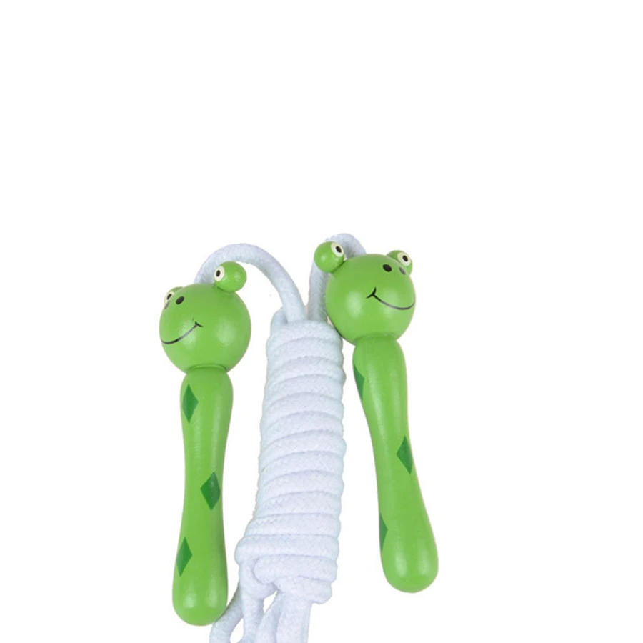 2 1 м Мультяшные Деревянные красочные скакалки для детей Подарки фитнеса Скакалка