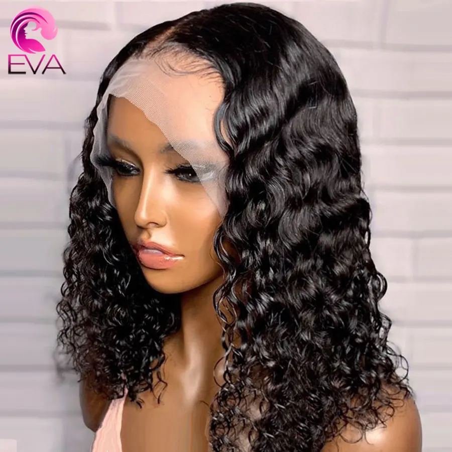 Парики из ЕВА с короткой кружевной передней частью предварительно выщипанные