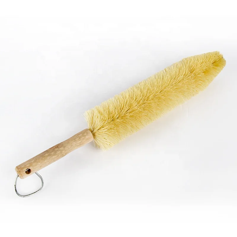 

2021 New Large Soft PP Hair Car Wheel Hub Detailing Brush Chemical Resistant Car Care Auto Cleaning Tool