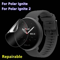 ultra clear screen protector for polar ignite 2 soft hydrogel protective film for polar ignite2 smart watch not tempered glass