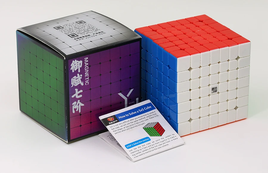 YuFu M 7x7 Волшебный кубик-головоломка YongJun YJ YuFu M 7x7x7x7 магнитный кубик Профессиональный развивающий скоростной кубик твист мудрые игрушки игра - Цвет: YuFu M 7x7