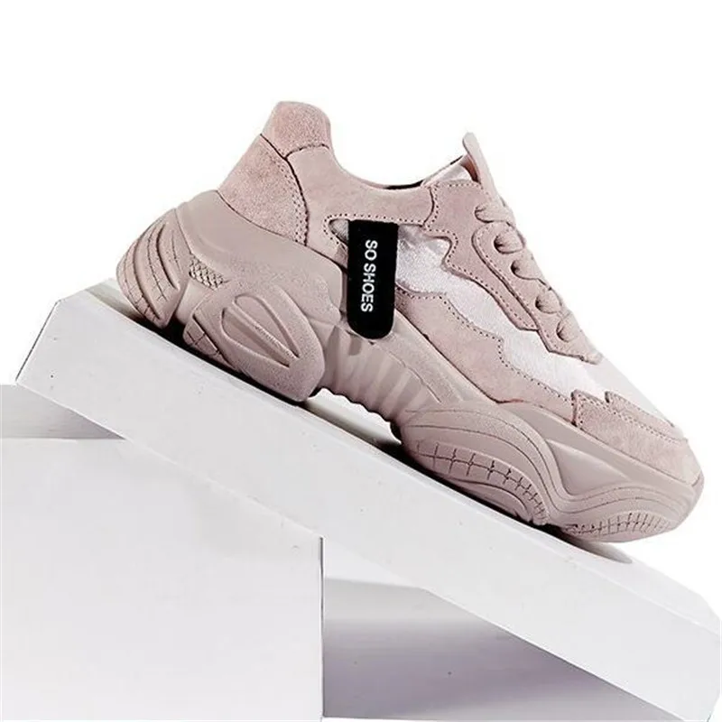 Женские кроссовки на платформе Ulzzang модная спортивная обувь весну модель A466