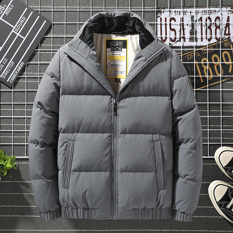 Plus size  7XL, 8XL Winter White Duck Thick Down Jacket Men High Quality Windbreaker  Parka Men Casual Outwear Warm Down Jacket