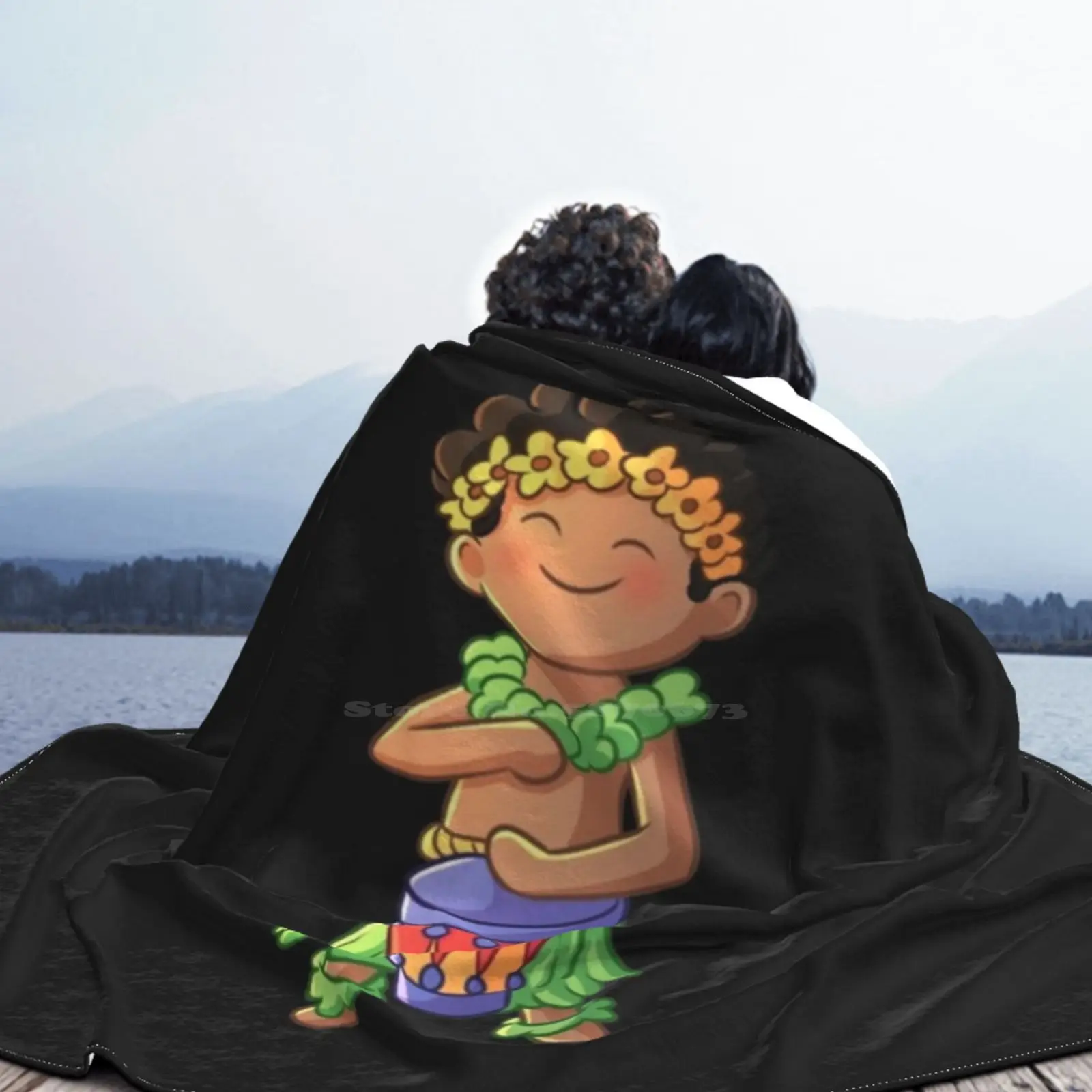 Hula Boy Low Price New Print Novelty Fashion Soft Warm Blanket Hawaii Aloha Dance Dancing Hooping Hawaiian Honolulu Ing - купить по