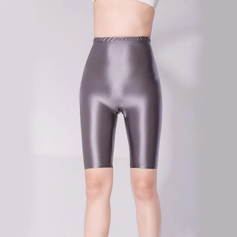 

XCKNY Xckny 5-point bottomed fitness pants quick drying pants shiny skinny pants sexy high waist glossy pants