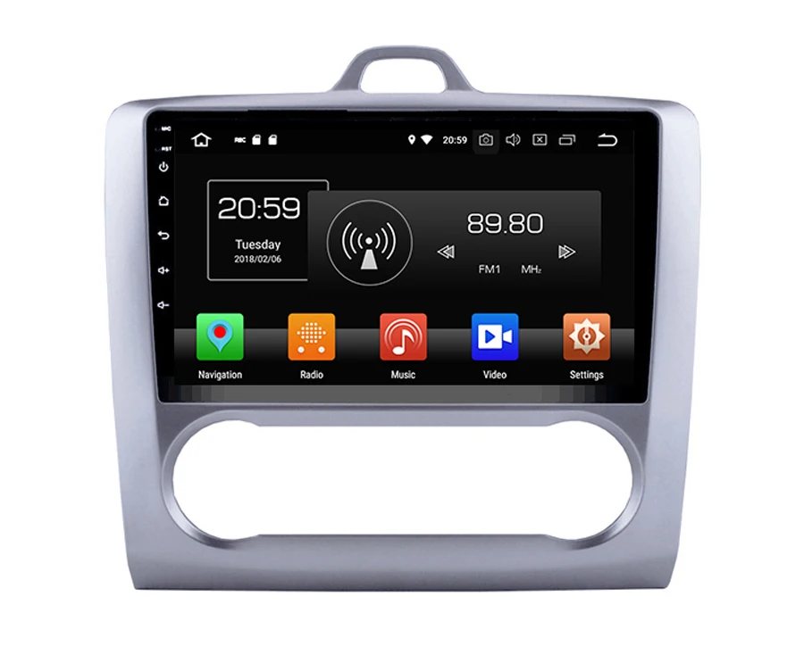 PX6 Отличная производительность Android 9 0 Автомобильный мультимедийный GPS для Ford FOCUS
