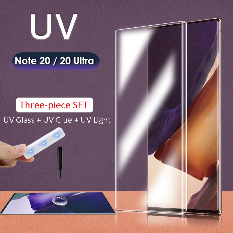 Ультратонкая стеклянная пленка для Samsung Galaxy Note 20 ультраклеевая Защитная экрана