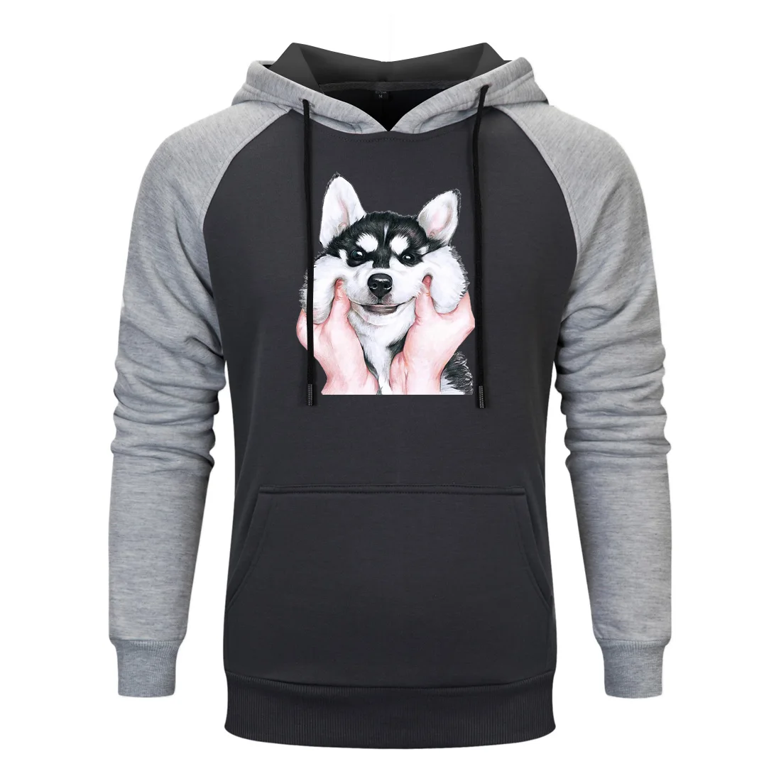 Милая забавная Толстовка с принтом Хаски из мультфильма новинка 2020 толстовки