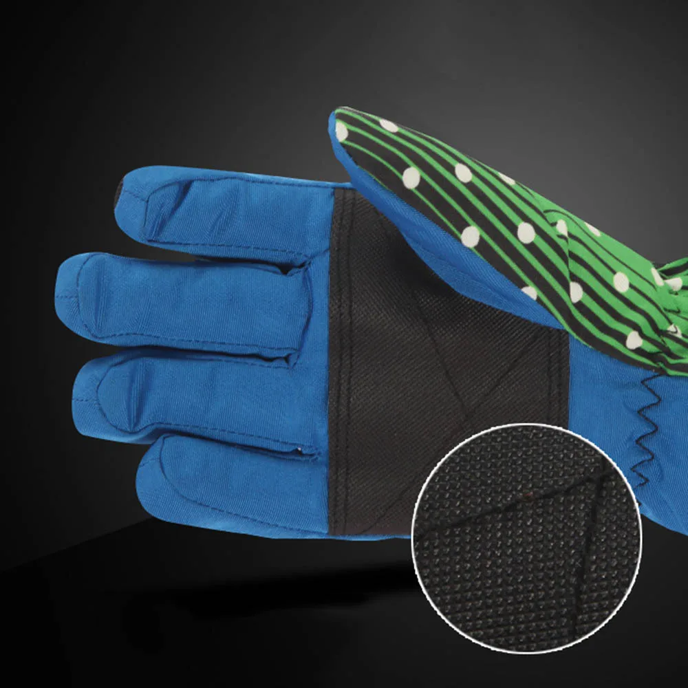 Уличные толстые зимние лыжные перчатки для мальчиков и девочек детские теплые