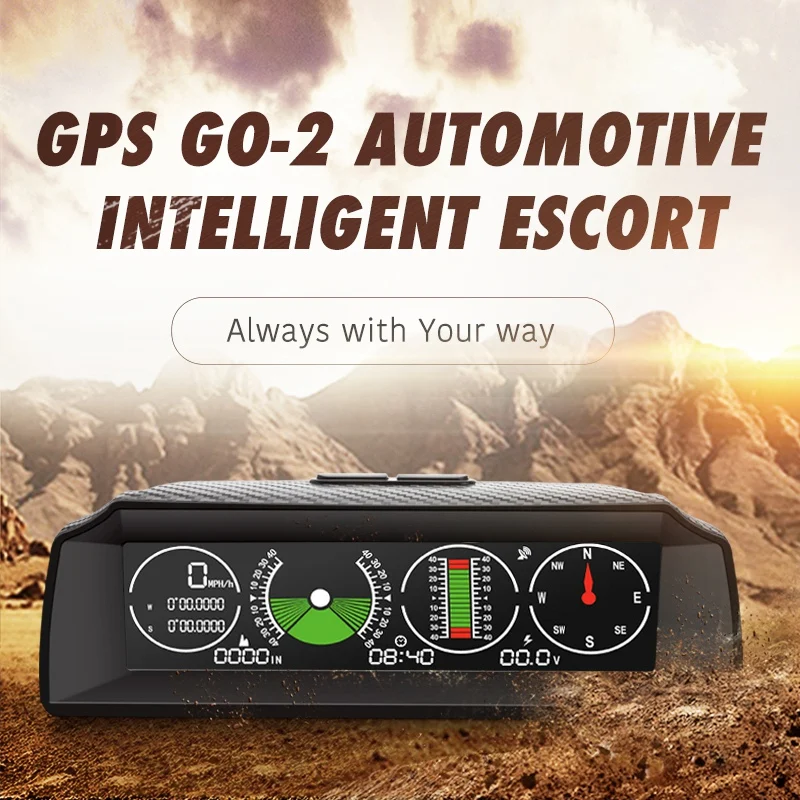 Автомобильный Инклинометр Go-2 транспортир с наклонным углом и Gps-Навигатором |