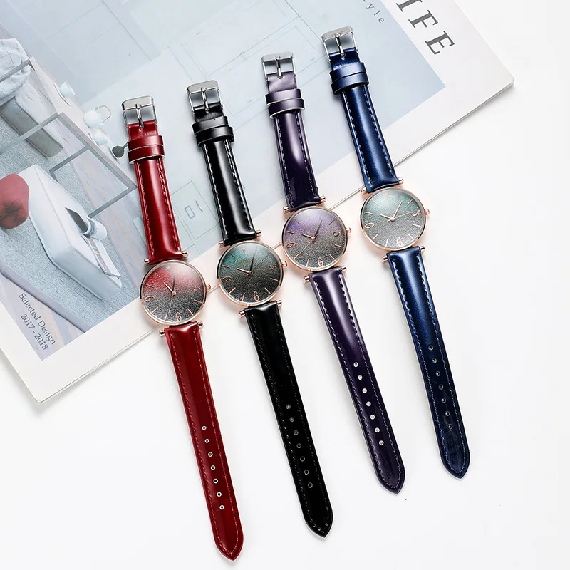 

VVW001 Mori women's quartz watch temperament star simple girl heart student Watch