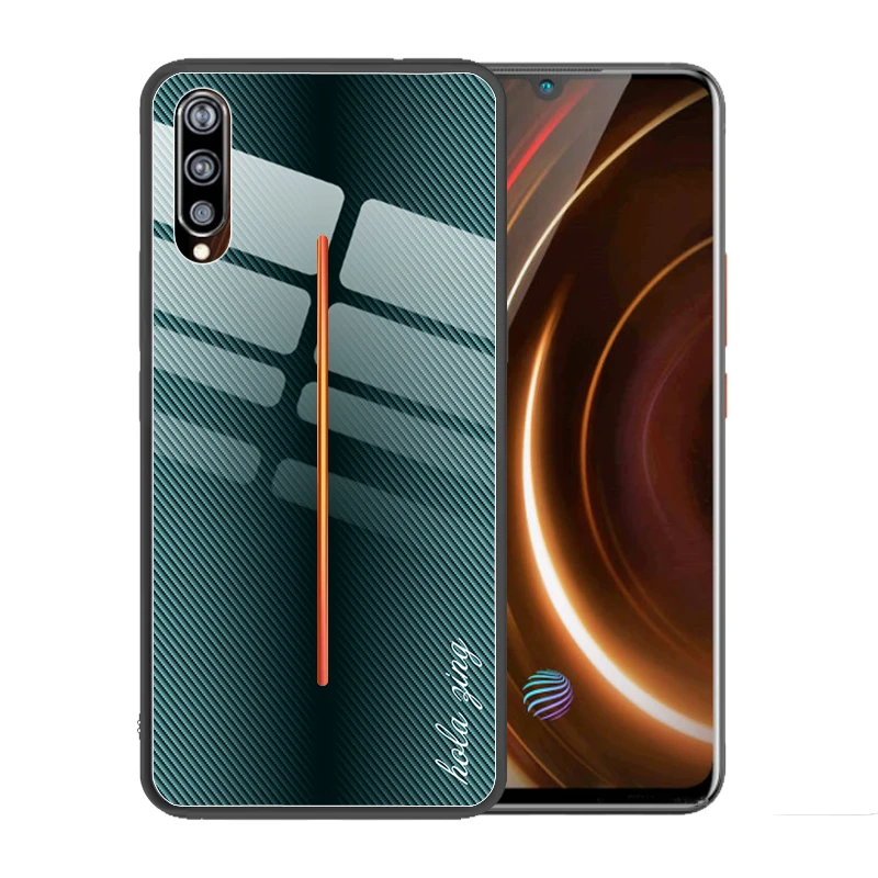 Чехол для VIVO Z5X Z5 Z3 Z3i Z1 Pro Z1i iQoo NEO Роскошный чехол из углеродного волокна с узором