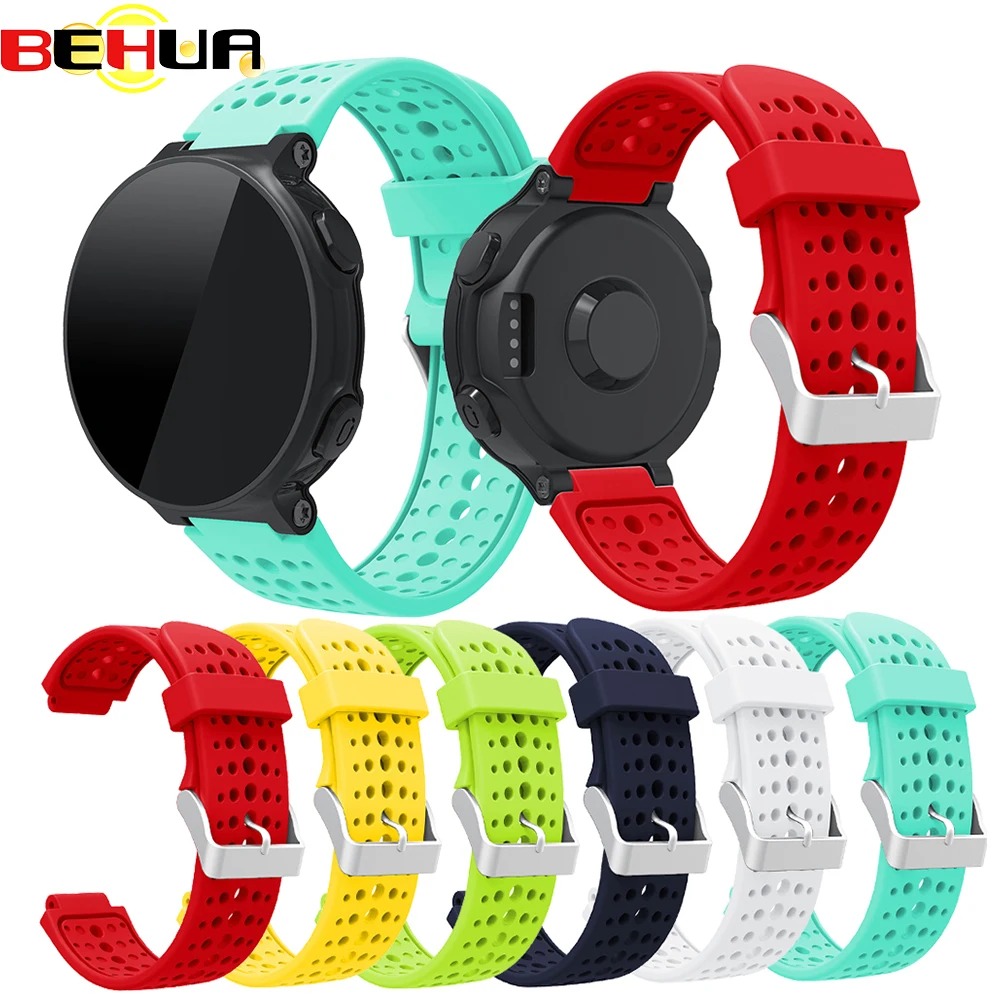 Сменный силиконовый ремешок для часов Garmin Forerunner 230 235 220 620 630 6 цветов с