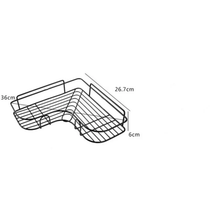 Угловой Держатель для ванной комнаты органайзер стойка треугольная полка