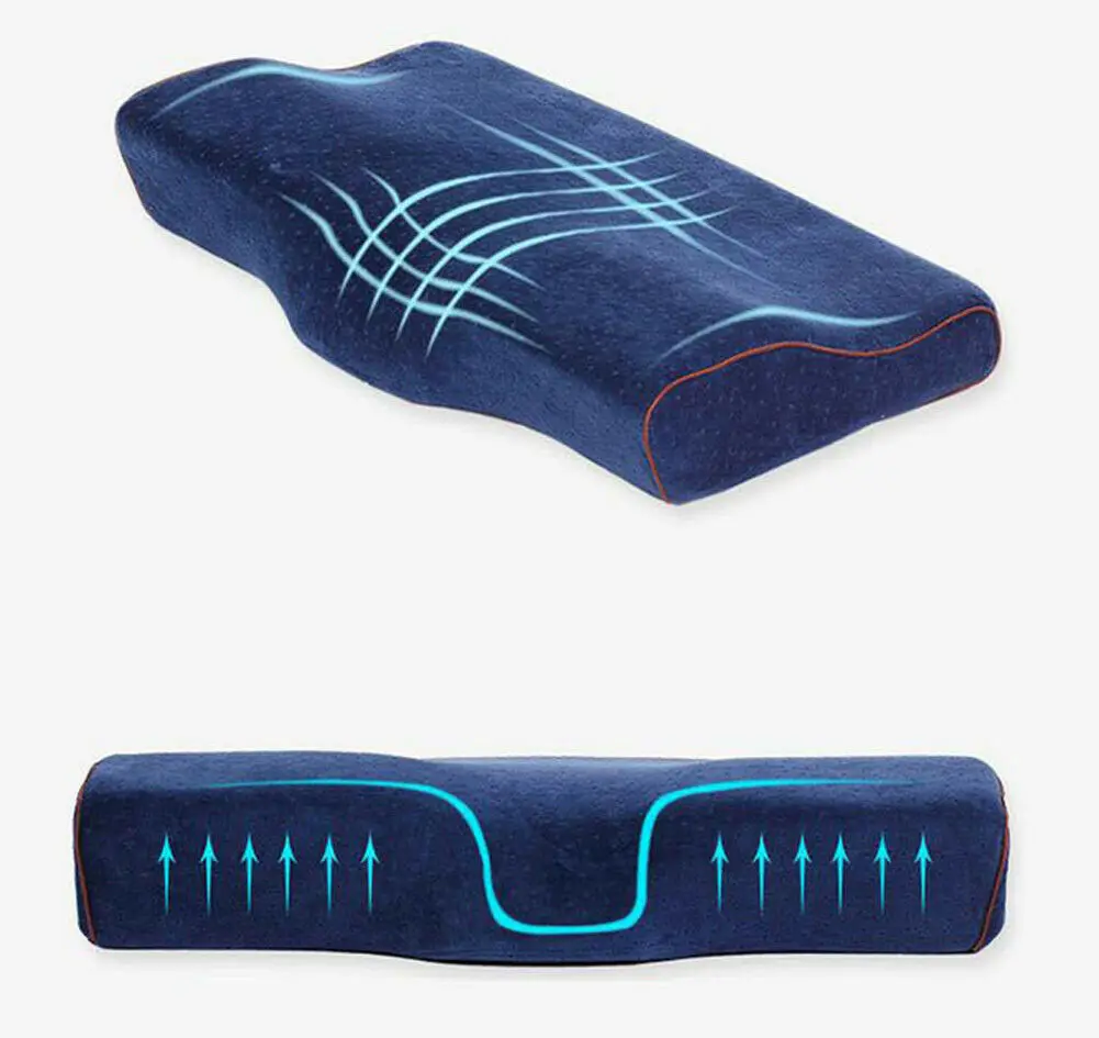 Ортопедическая подушка из бамбука с эффектом памяти для сна|Декоративные