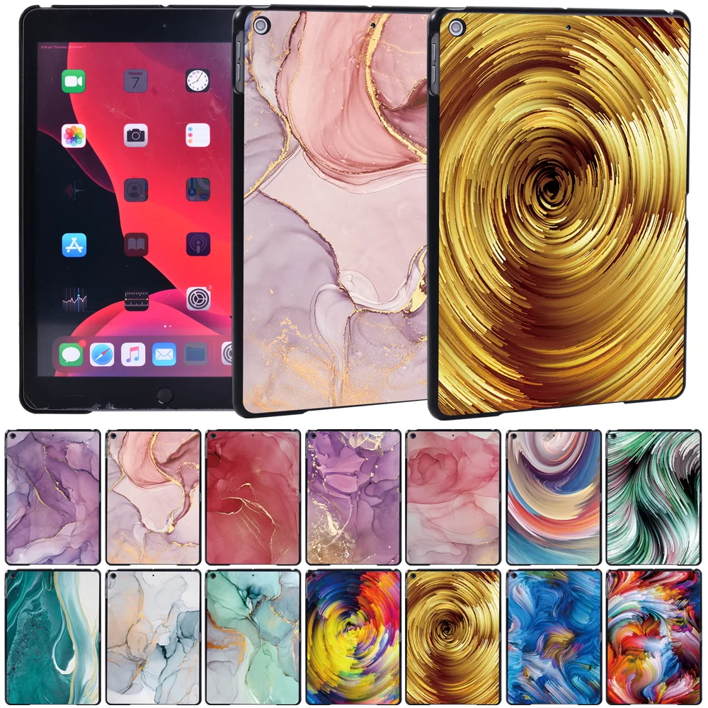 

Tablet Case for Apple IPad (7th/8th Gen) 10.2/Mini 1/2/3/4/5/iPad 2/3/4/iPad(2017/ 2018) Watercolor Series + Free Stylus