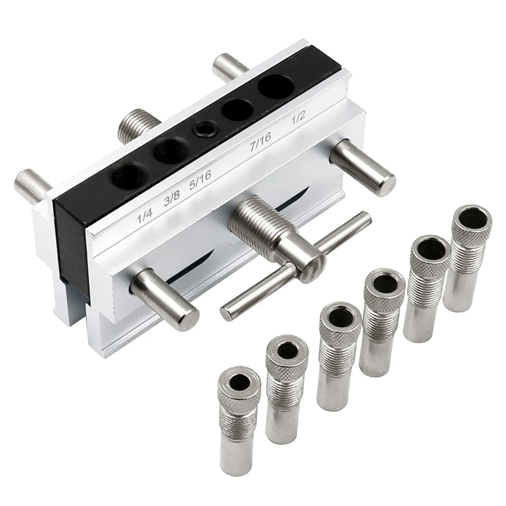 

Professional Self Centering Dowel Jig Wide Capacity Wood Dowel Hole Drilling Guide Woodworking Positioner Locator