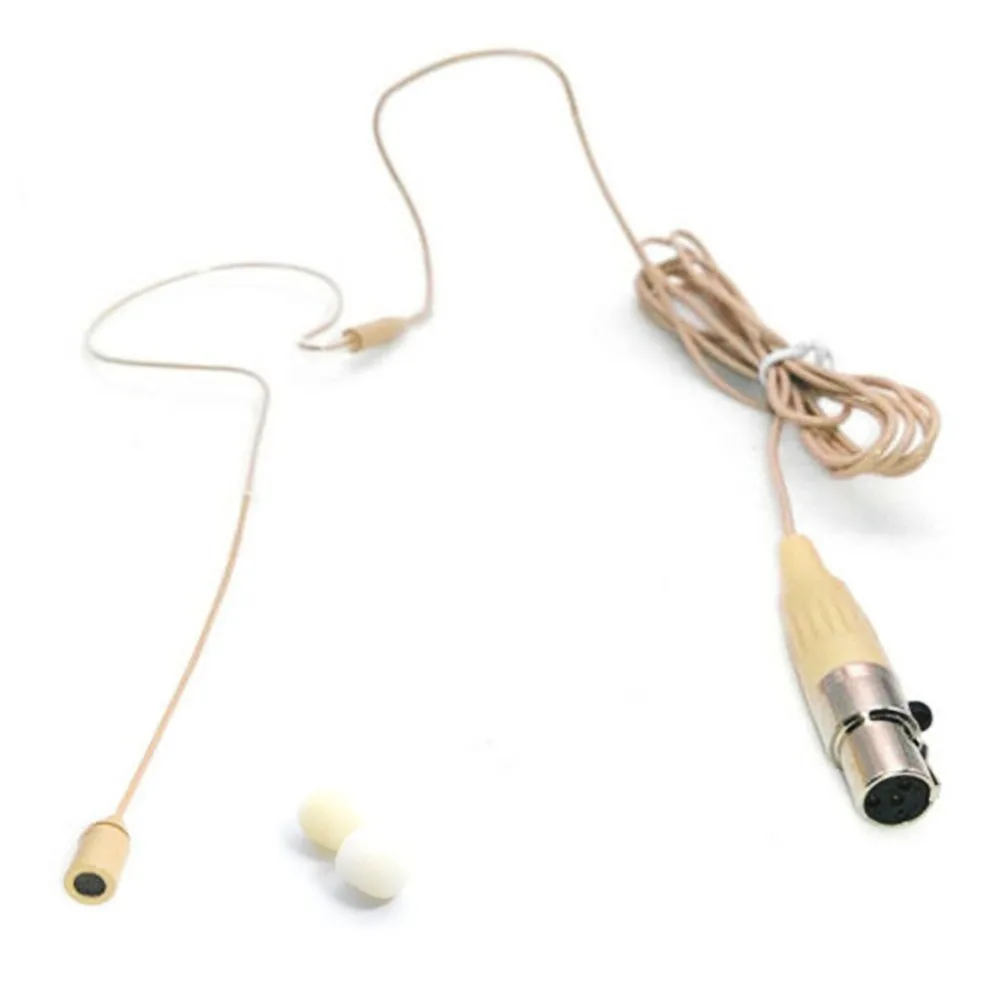 

Single Earhook Headset Mic Headworn Microphone Mini 3-Pin XLR Pyle Microphones For Stage Performance