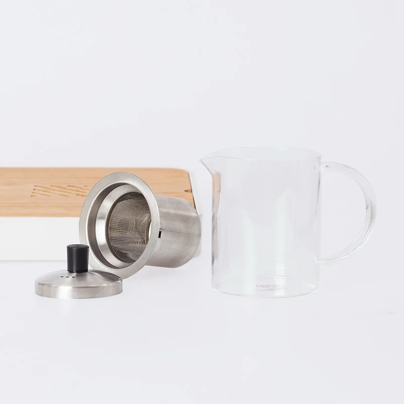 High Temperature Resistant Glass Teapot Stainless Steel Filter Tea Set Light And Convenient Exquisite Multiple Scenes Applicable | Дом и сад