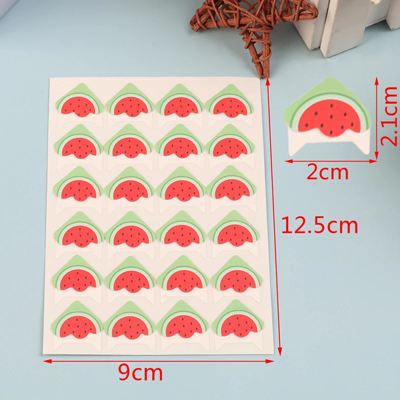 

1 Sheet Photo Albums Excellent Frame Decoration DIY fruit Cartoon Corner Paper Stickers