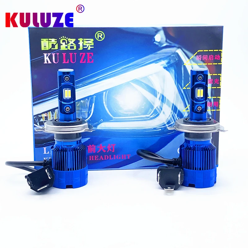 

Kuluze H4 LED car headlight high low headlamp bulb 12V H7 H8 H9 H11 HB3 HB4 led headlight H13 9005 9006 9012 Fog lamp