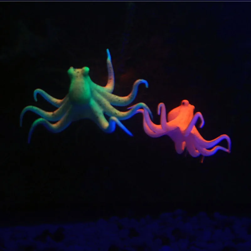 

Aapet 1pc Silicone Simulation Octopus Aquarium Decorative Accessories Artificial Octopus Decorating Ornament Fish Tank Supplies