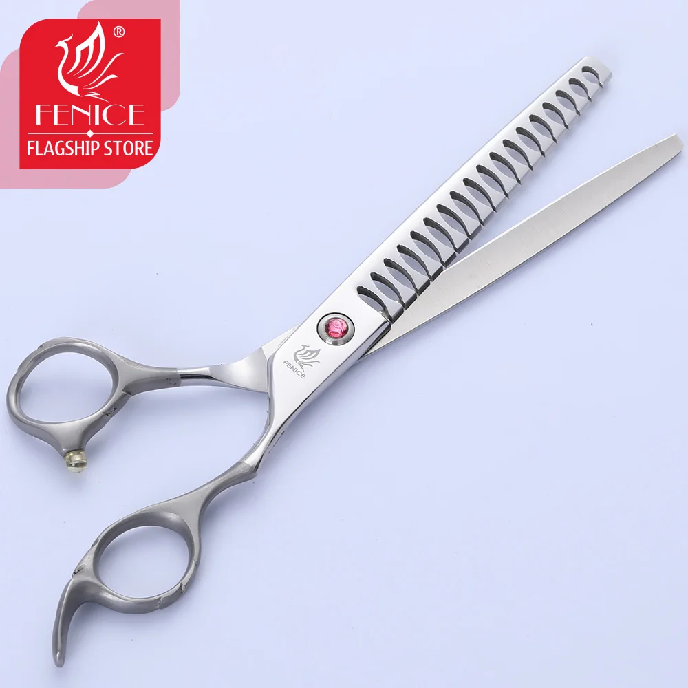 Профессиональные ножницы для стрижки собак Fenice 7 дюймов груминга домашних