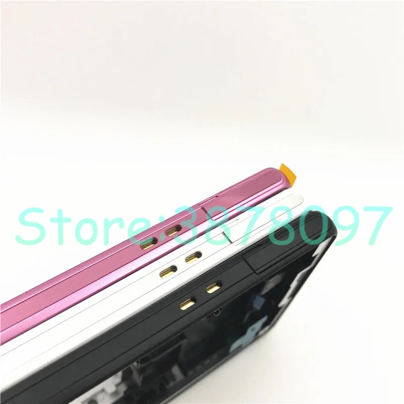 Для sony Xperia ZR M36H C5502 C5503 крышка батареи Задняя Дверь Корпус чехол+ ЖК средняя рамка Шасси Замена пластины