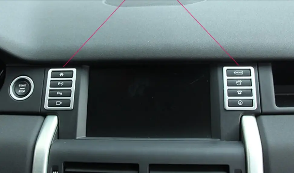 ABS консоль Многофункциональная кнопка управления крышка отделка рамка украшение