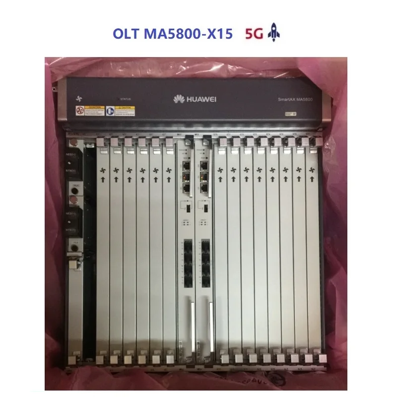 MA5800-X15 GPON EPON 10GOLT Оптический линейный терминал 2 * МПЛА Пила питания постоянного