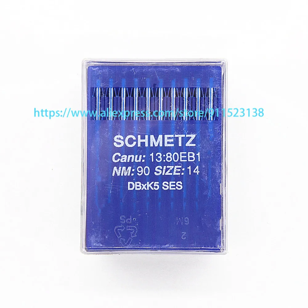 

100 Pcs Genuine Germany Schmetz Embroidery Needle DBxK5 SES Nm: 90 Size: 14 For Tajima Barudan SWF China Embroidery Machine