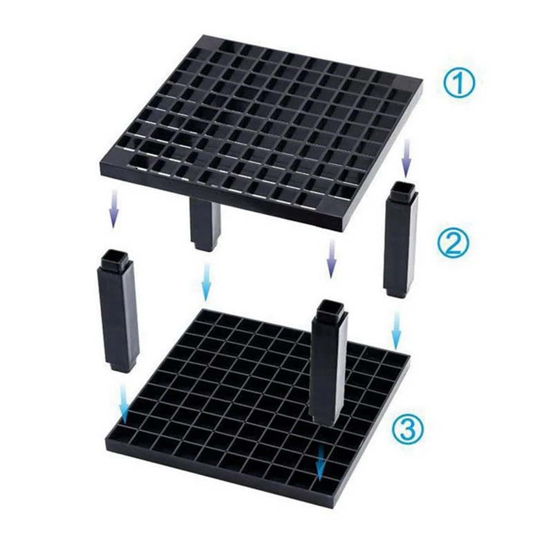 

1pcs 96Holes Penholder Paint Brush Pen Holder Rack Display Stand Support Holder Painting Brush For Drawing Supply