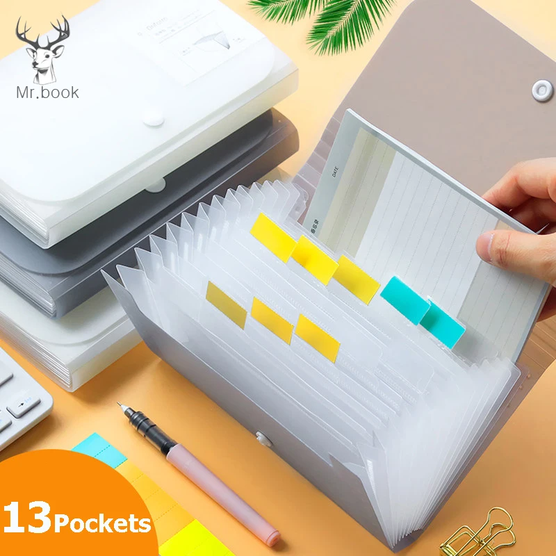 13-слойная сумка для органа A6 папка файлов инструмент хранения документов