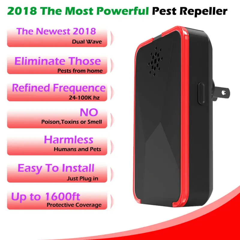 1 предмет Новинка Электронный ультразвуковой от вредителей Отклонить