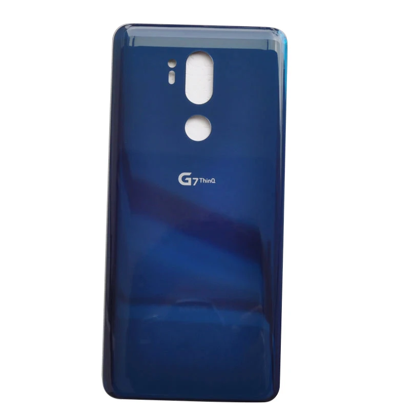 ZUCZUG Стекло Батарея крышка для LG G7 ThinQ G7+ G710 G710EM сзади Корпус задний Чехол с клей+ логотип Запасная часть
