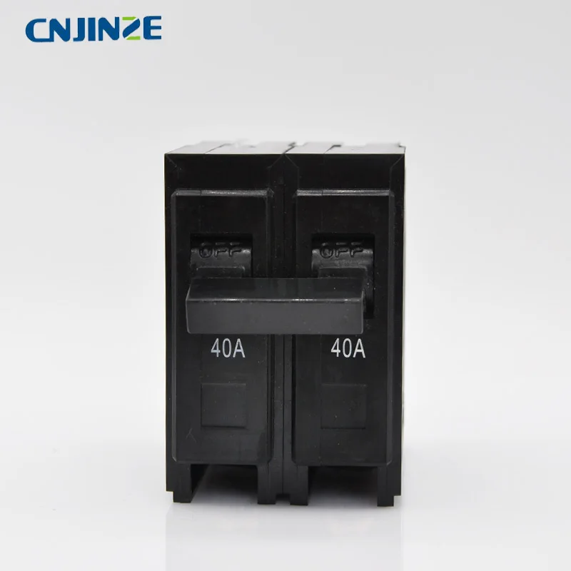 JINZE низковольтные Электрические миниатюрные выключатели MCB черный корпус плагин